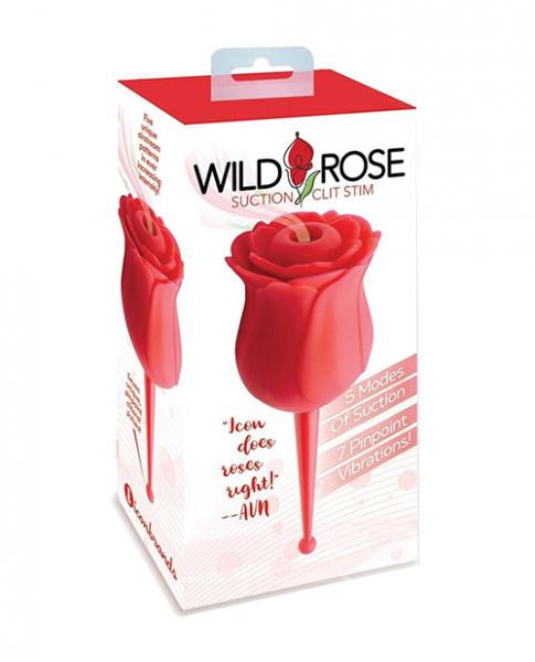 Wild Rose Le Pointe Vibrator - Red - Click Image to Close