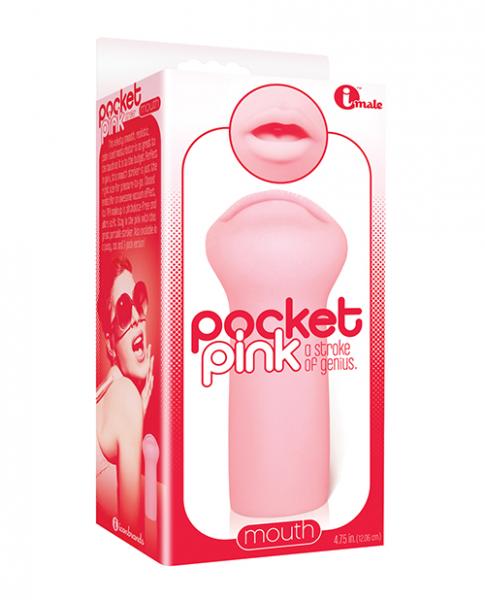 The 9's Pocket Pink Mini Mouth Masturbator - Click Image to Close