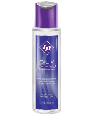 I-D Silk Natural Feel Lubricant - 4.4 oz Flip Cap Bottle