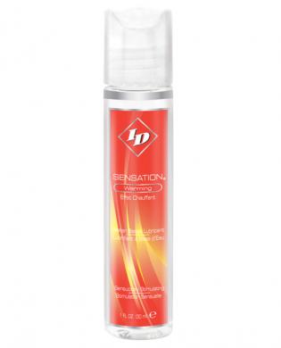 I-D Sensation Warming Lubricant - 1 oz Pocket Bottle - Click Image to Close