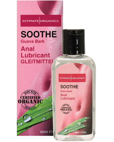 Soothe organic anti-bacterial anal lubricant - 2 oz - Click Image to Close