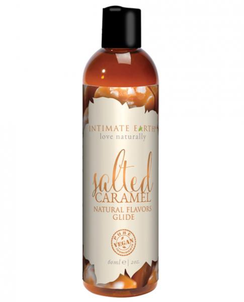 Intimate Earth Natural Flavors Glide - 60 Ml Salted Caramel