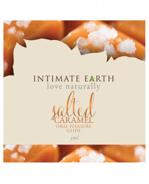 Intimate Earth Salted Caramel Flavored Glide Foil .10oz - Click Image to Close