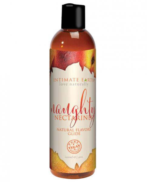 Intimate Earth Natural Flavors Glide - 120 Ml Naughty Nectarines