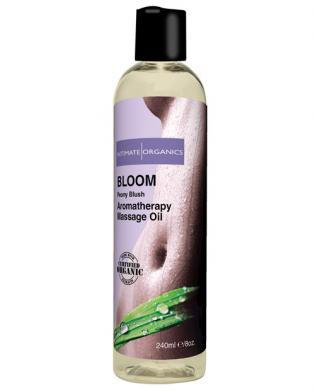 Organic bloom massage oil w/peony blush - 4 oz