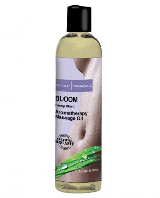 Organic bloom massage oil w/peony blush - 4 oz