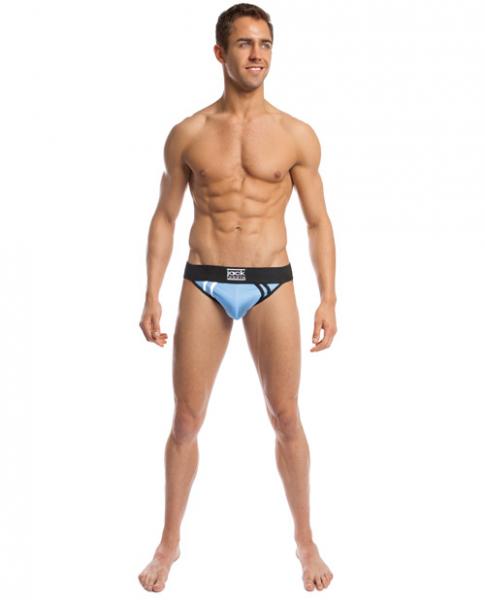 Jack Adams Team Jockstrap Sky Blue/Black Medium