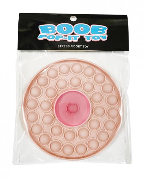 Boob Pop It Fidget Toy - Pink - Click Image to Close