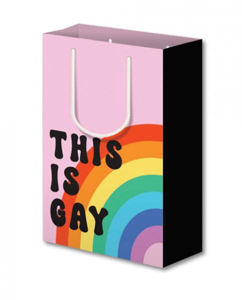 This Is Gay Rainbow Gift Bag - Click Image to Close