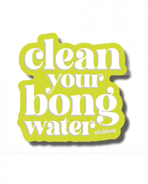 Bong Water Sticker - Pack Of 3 - Click Image to Close