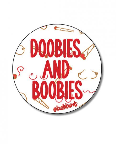 Doobies And Boobies Sticker - Pack Of 3 - Click Image to Close