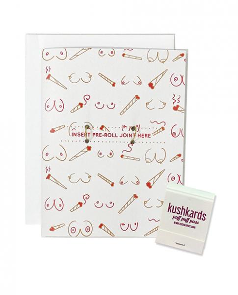 Doobies Boobies Greeting Card W/matchbook - Click Image to Close