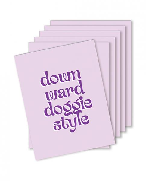 Downward Doggie Naughty Greeting Card