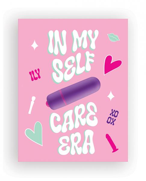 Self Care Era Naughty Greeting Card W/rock Candy Vibrator & Fresh Vibes Towelettes