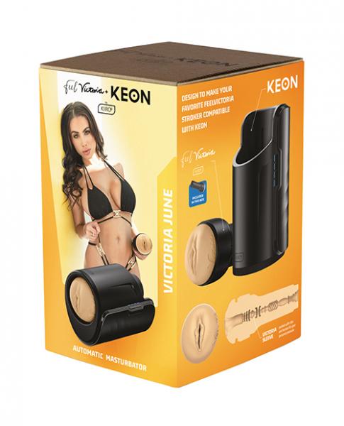 Kiiroo Keon Feel Stars Collection Stroker Combo Set - Victoria June - Click Image to Close