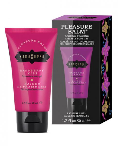 Kama Sutra Pleasure Balm Sensations - Raspberry Kiss - Click Image to Close