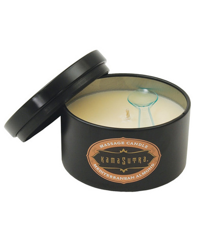 Kama sutra massage candle - mediterranean almond - Click Image to Close