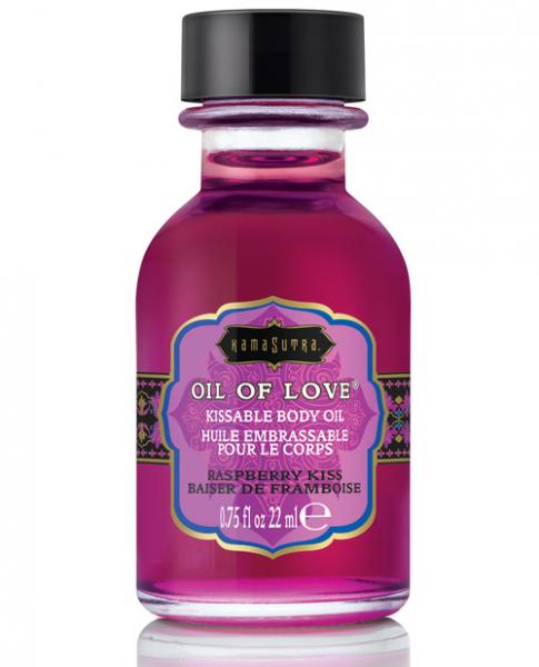 Kama Sutra Oil Of Love Raspberry Kiss .75oz - Click Image to Close