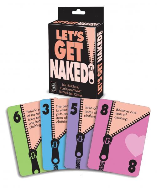 Lets Get Naked Party Card Game