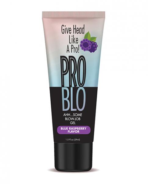 Pro Blo Oral Pleasure Gel - 1.5 Oz Blue Raspberry