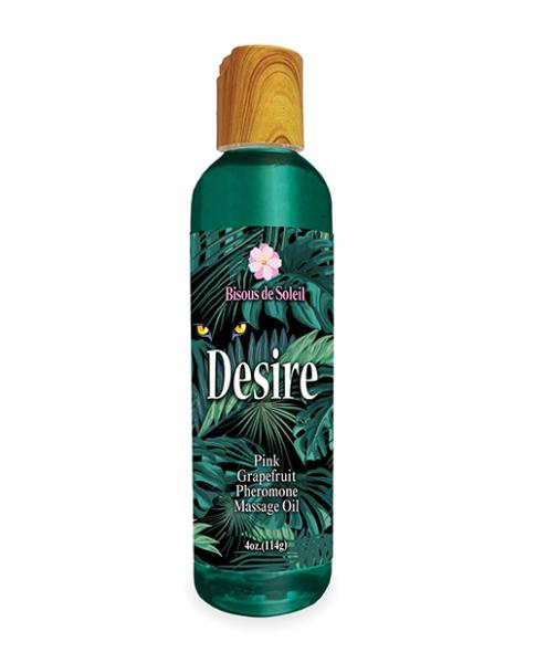 Desire Pheromone Massage Oil - 4 Oz Pink Grapefruit - Click Image to Close