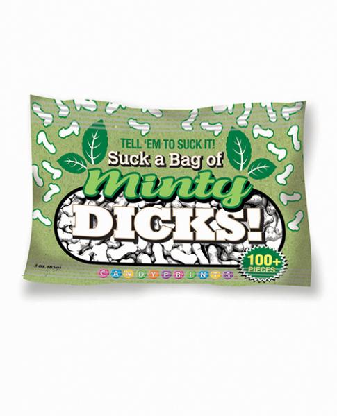 Suck A Bag Of Minty Dicks Bag - 3 Oz - Click Image to Close