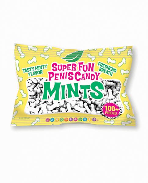 Super Fun Penis Candy Mints Bag - 3 Oz - Click Image to Close