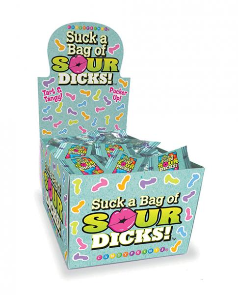 Suck A Bag Of Sour Dicks - Display Of 100 - Click Image to Close