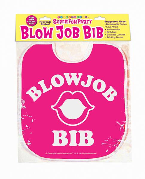 Blow Job Bib - Pink