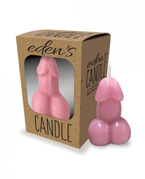 Eden's Penis Candle - Rose - Vanilla - Click Image to Close