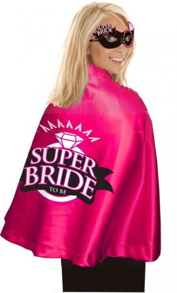 Super Bride Cape And Mask Set - Click Image to Close