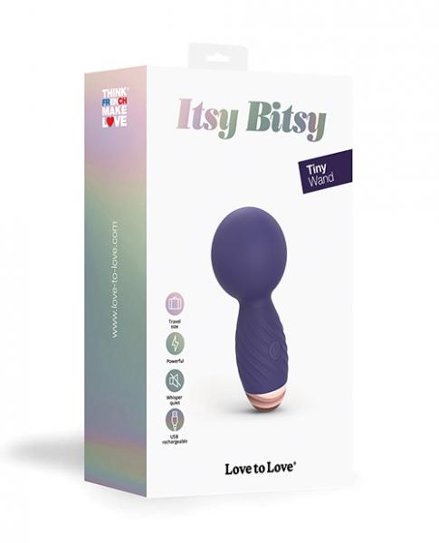 Love To Love Itsy Bitsy Mini Wand - Midnight Indigo