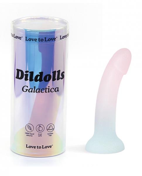 Love To Love Silicone Dildolls Galactica - Unicorn Color W/glitter