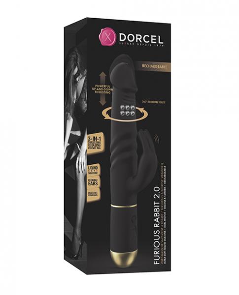 Dorcel Thrusting & Spinning Furious Rabbit 2.0 - Black - Click Image to Close