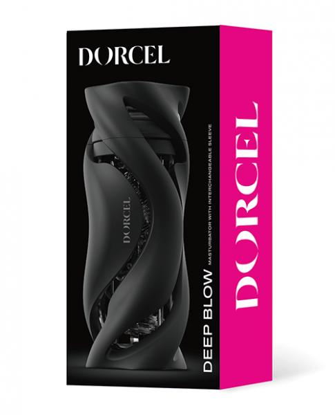 Dorcel Deep Blow Masturbator - Black - Click Image to Close