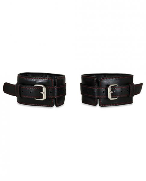 Sultra Lambskin Ankle Cuffs Black - Click Image to Close