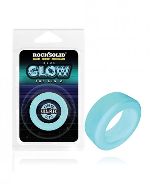 Rock Solid Glow In The Dark Big O Ring - Blue