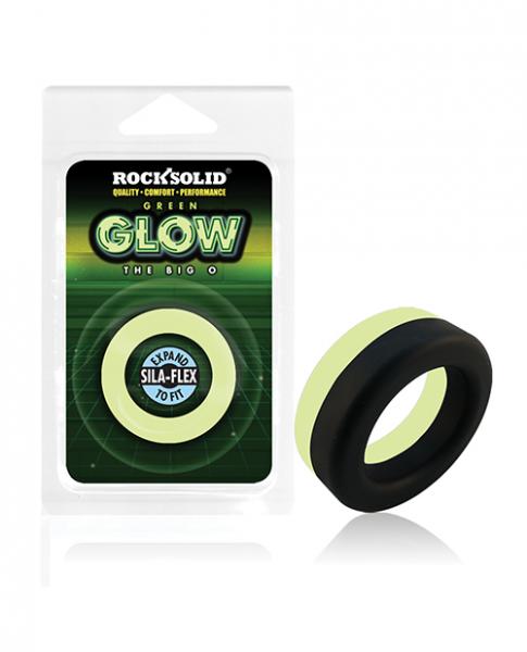 Rock Solid Glow In The Dark Big O Ring - Black/green