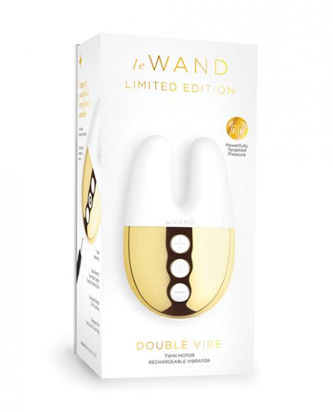 Le Wand Double Vibe - White Gold