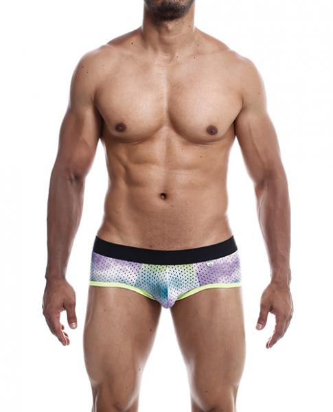 Male Basics Mob Aero Brief Green Dye Lg