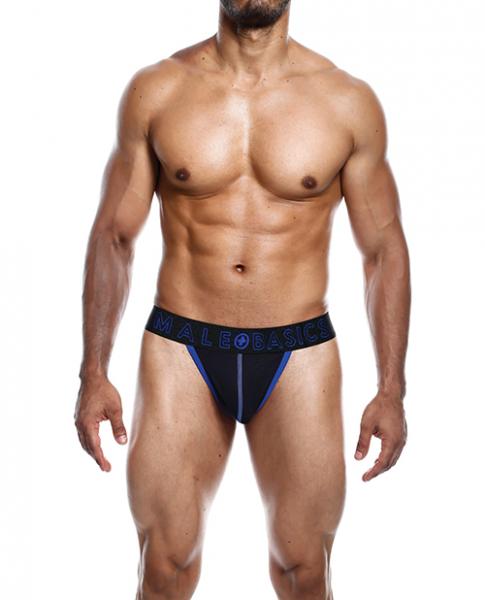 Male Basics Neon Thong Royal Sm