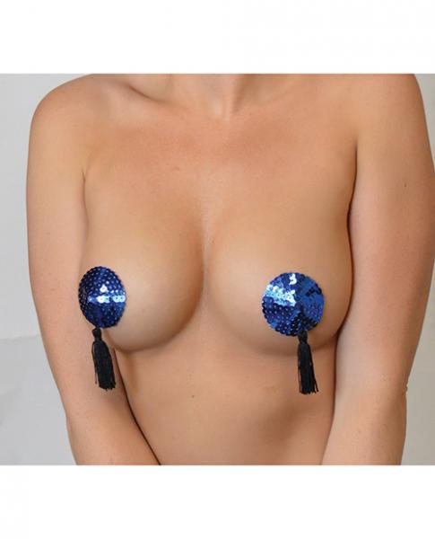 =minor Creations Sequin Pasties W/tassel - Royal