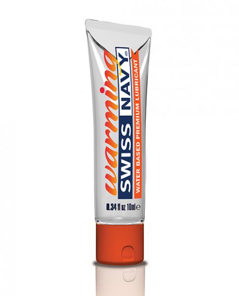 Swiss Navy Warming Water Based Lubricant - 10 Ml - Click Image to Close