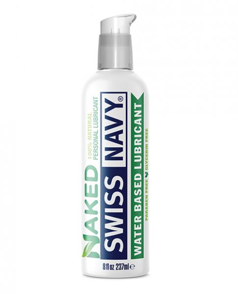 Swiss Navy Naked All Natural Lubricant - 8 Oz - Click Image to Close