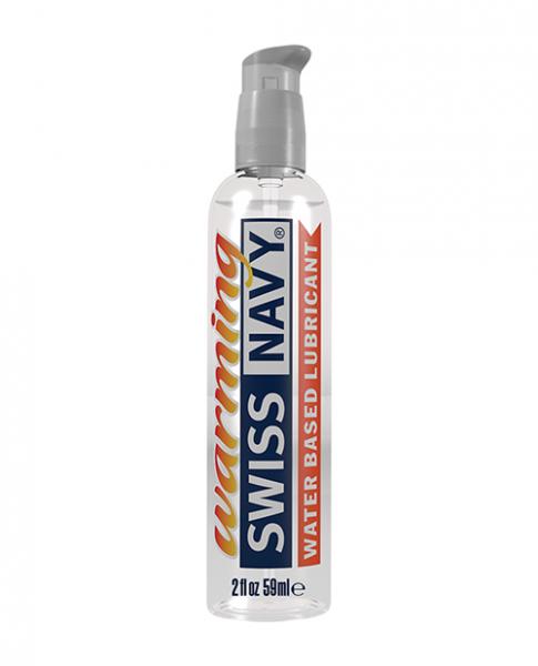 Swiss Navy Warming Water Based Lubricant - 2 Oz - Click Image to Close