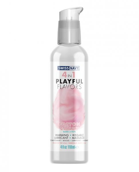 Swiss Navy 4 In 1 Playful Flavors Cotton Candy - 4 Oz