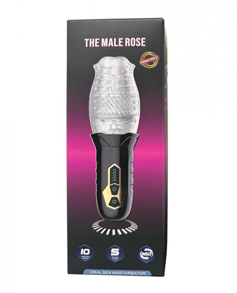 The Male Rose Rotating Blow Job Simulator - Black - Click Image to Close