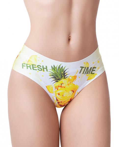 =mememe Fresh Summer Pineapple Printed Slip Sm - Click Image to Close