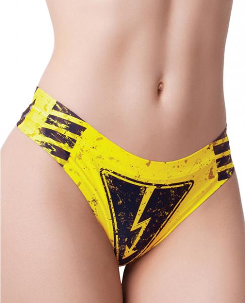 =mememe Urban Geeks Members Only Printed Thong Md