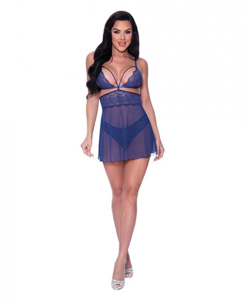 Berrylicious Babydoll & Panty Blue L/xl - Click Image to Close